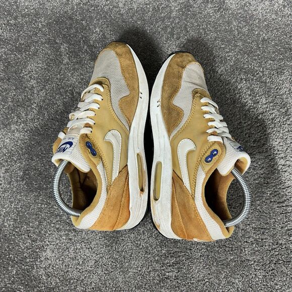 Nike Air Max 1 Curry Vtg 2003 306295-711 Mens Size 8.5 White Tan Athletic Shoes main image 11